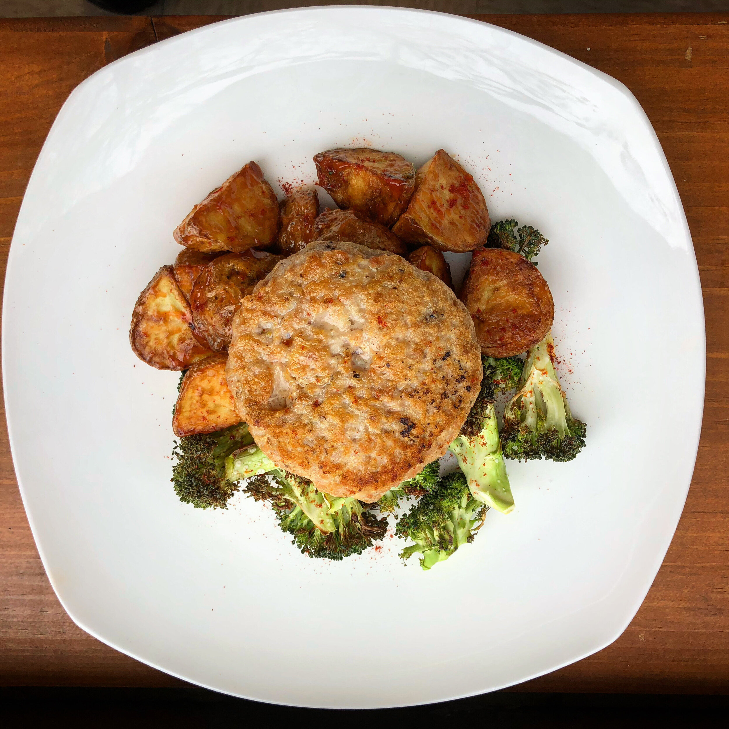 Chicken Sausage Burger