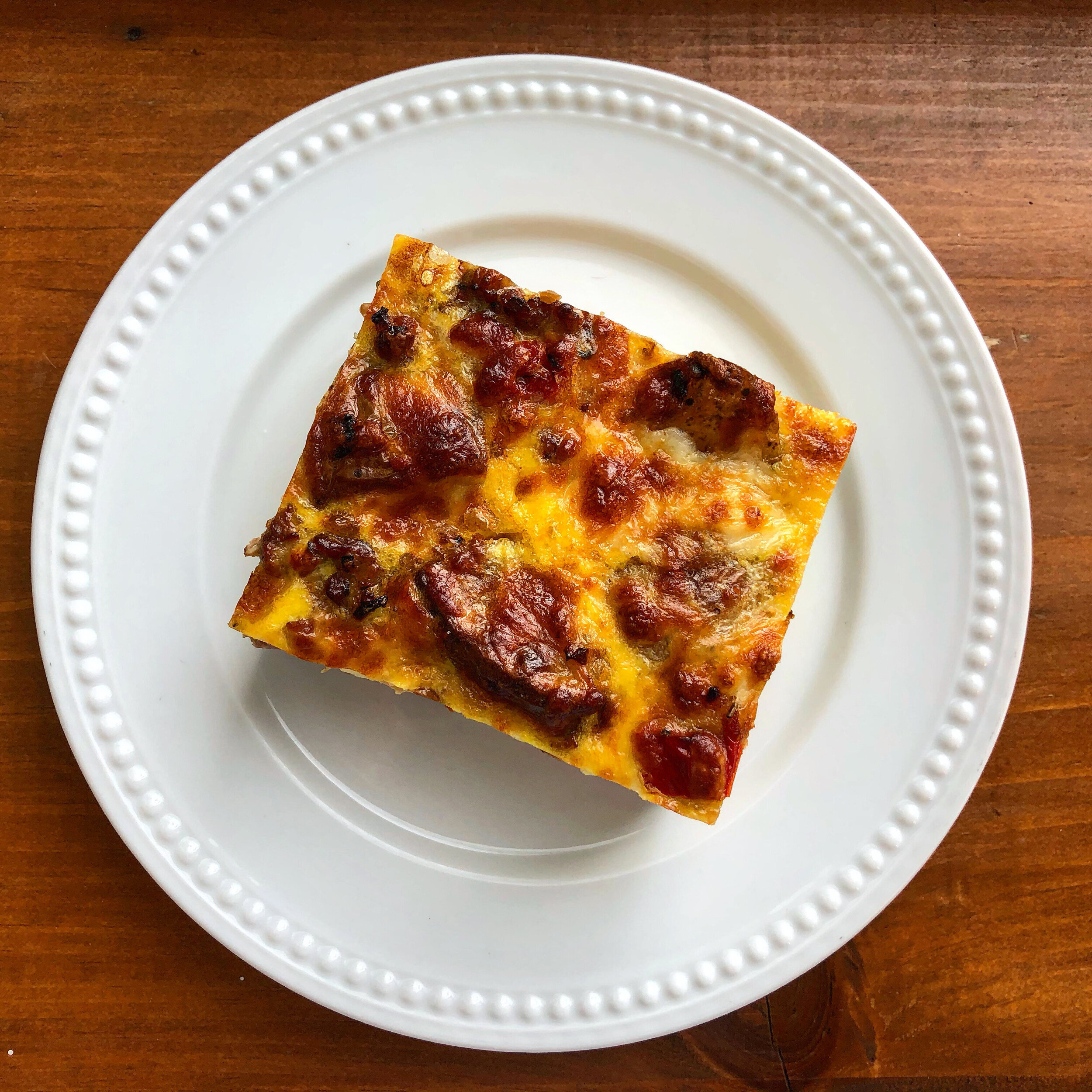 Crispy Mozzarella Breakfast Bake