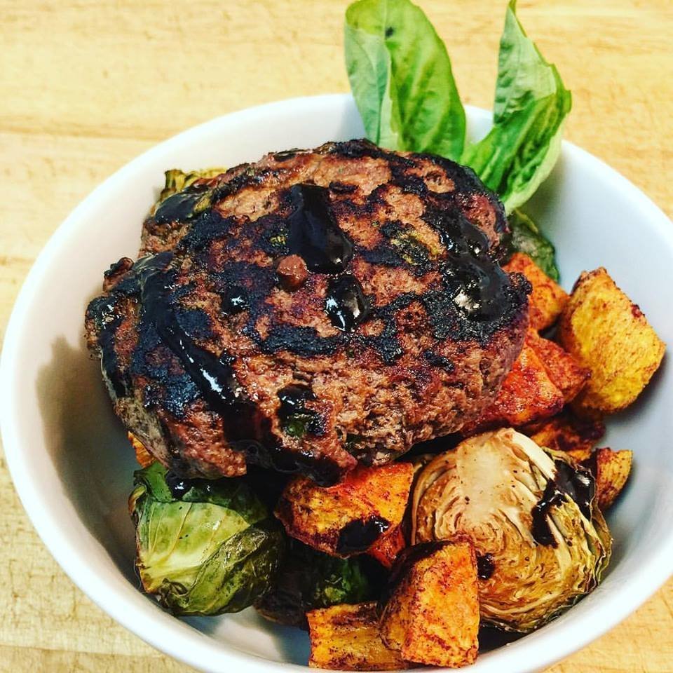 Dijon Glazed Turkey Burgers