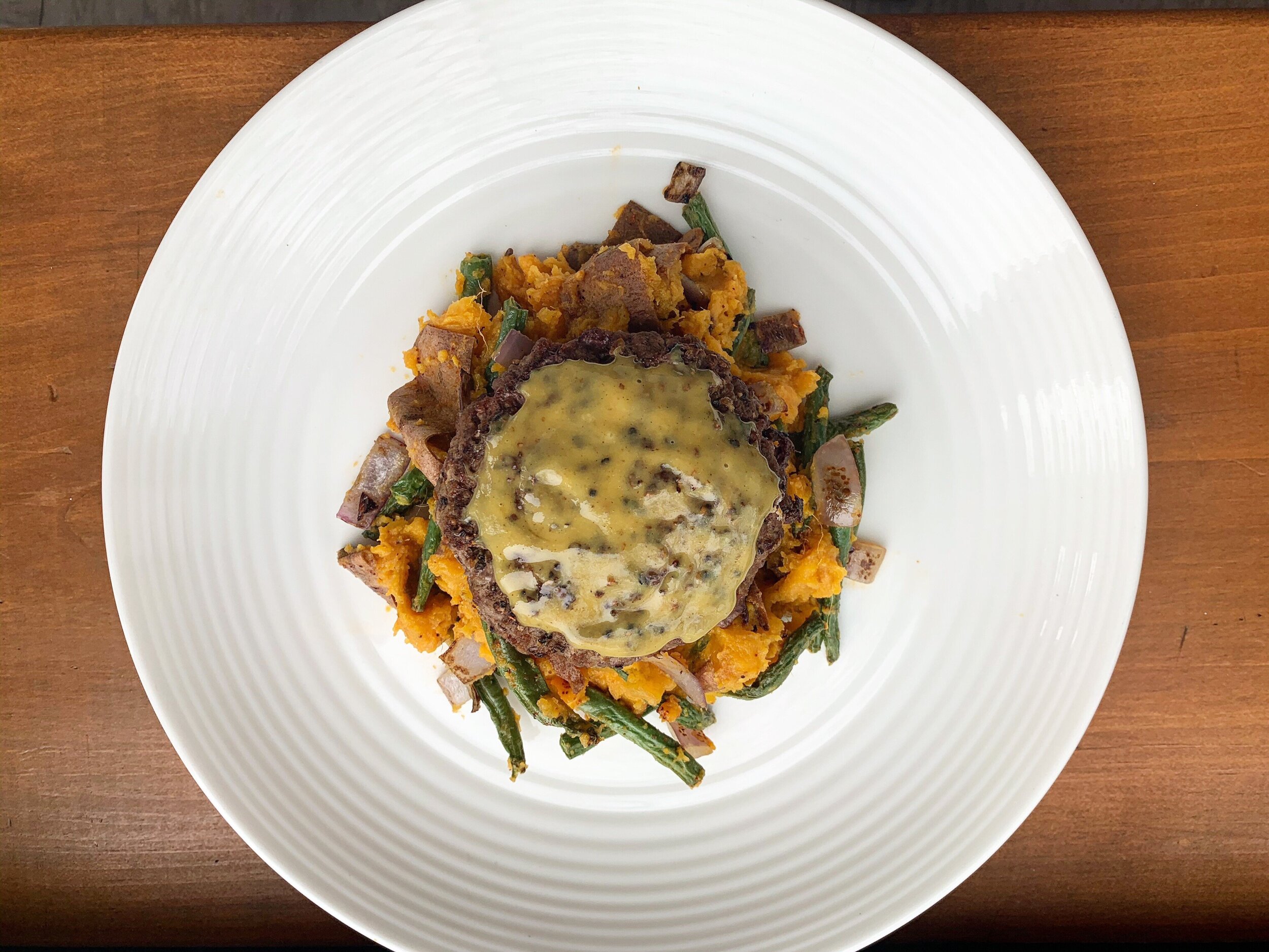Honey-Dijon Beef Burger