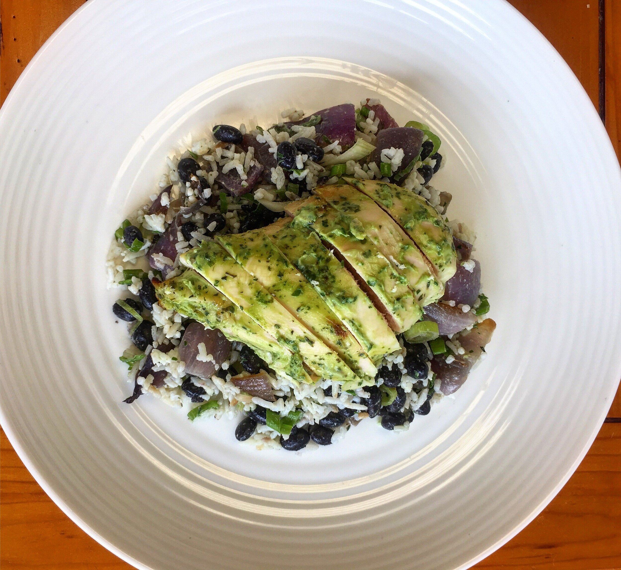 One-Pot Seared Avocado Cream Chicken