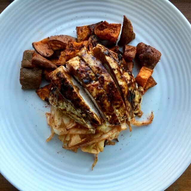 Roasted Chicken in Balsamic Dressing