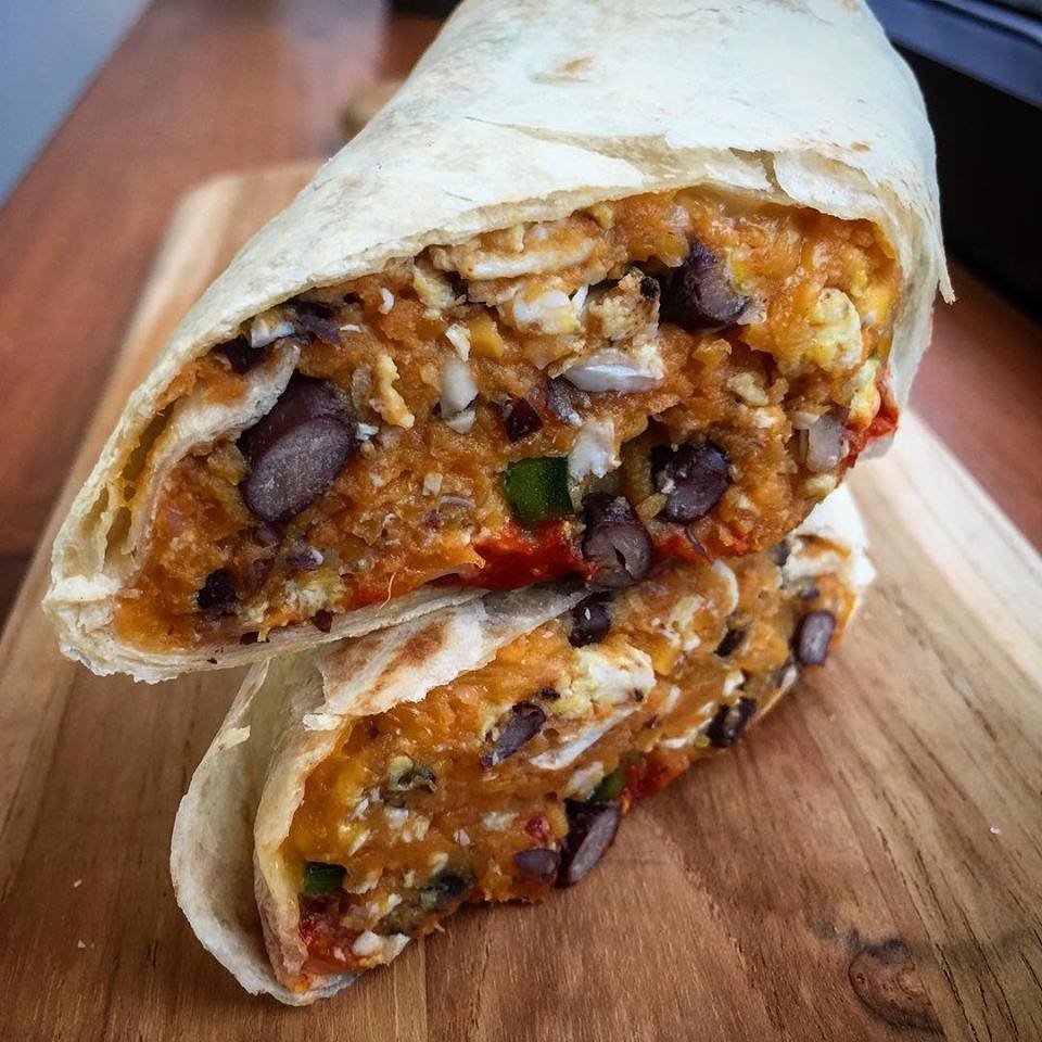 Sweet Potato Breakfast Burrito