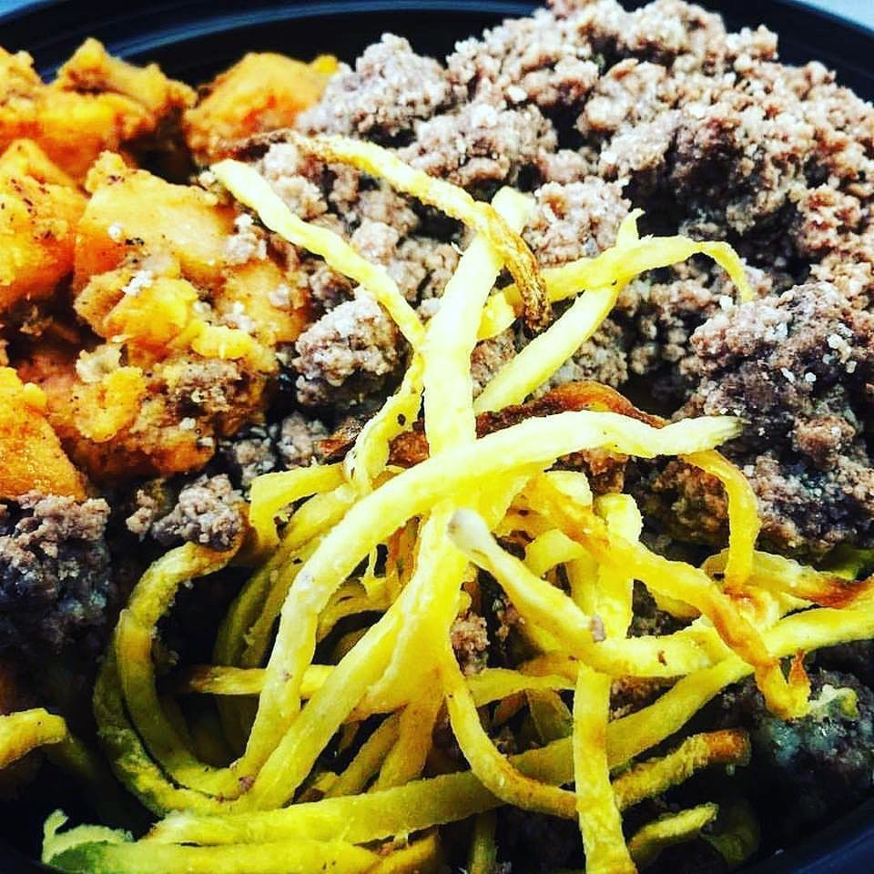 One Pot Turkey and Sweet Potato Hash