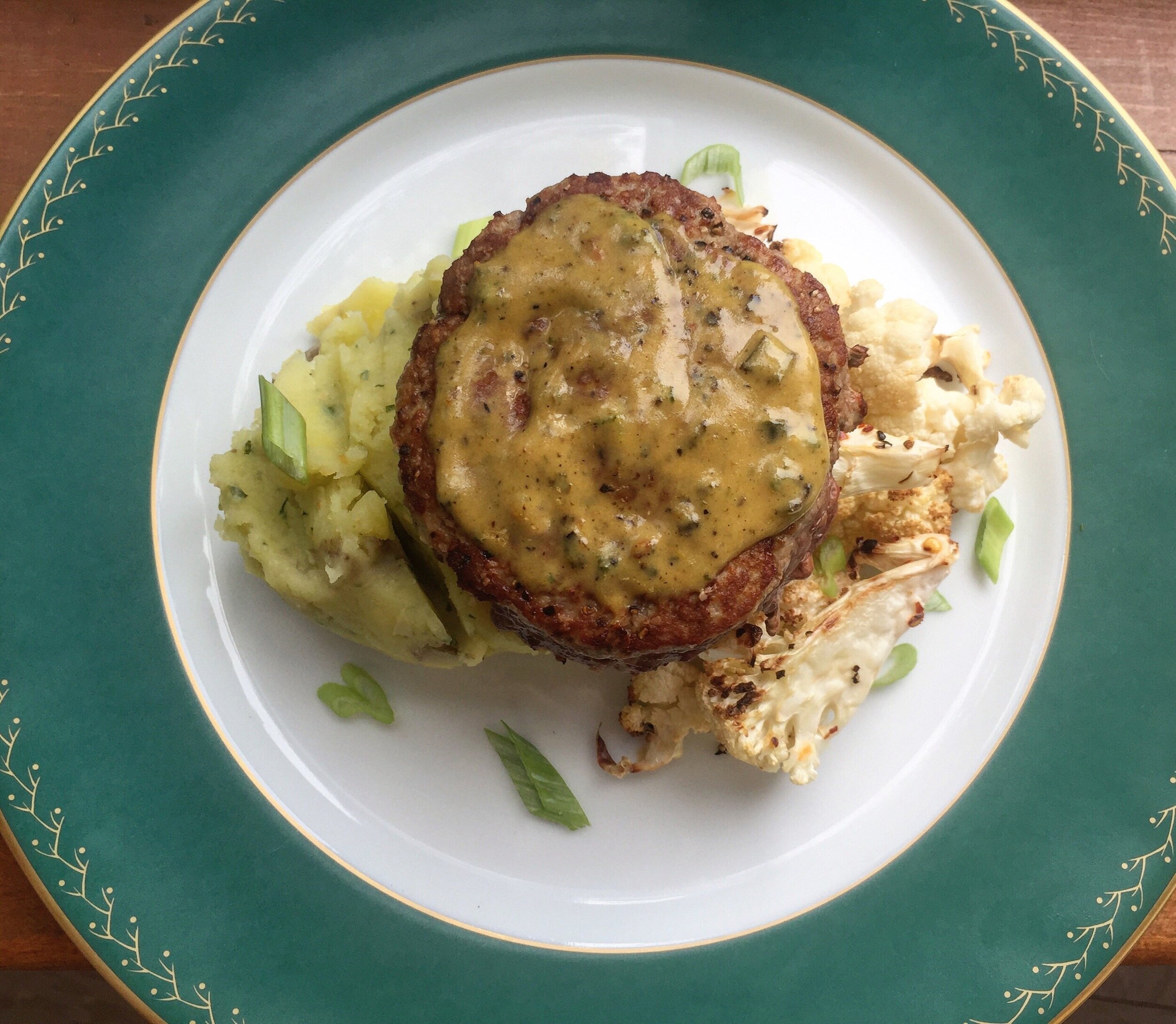 Turkey Burger with Dijon-Habanero Glaze