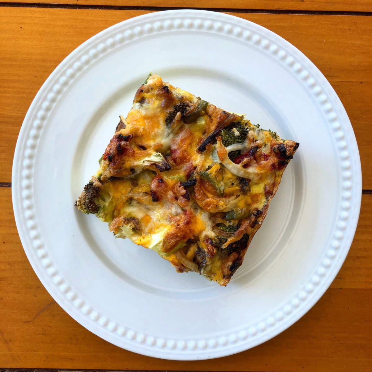 Savory Broccoli and Colby Jack Breakfast Bake