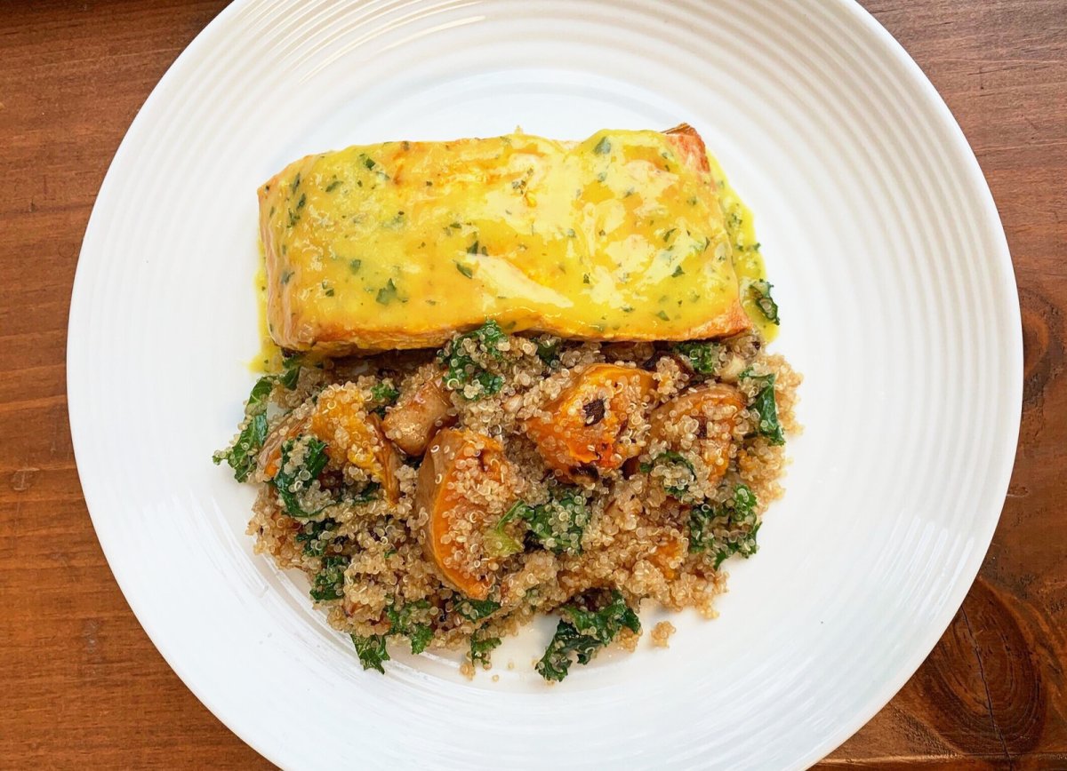 Mango-Basil Salmon