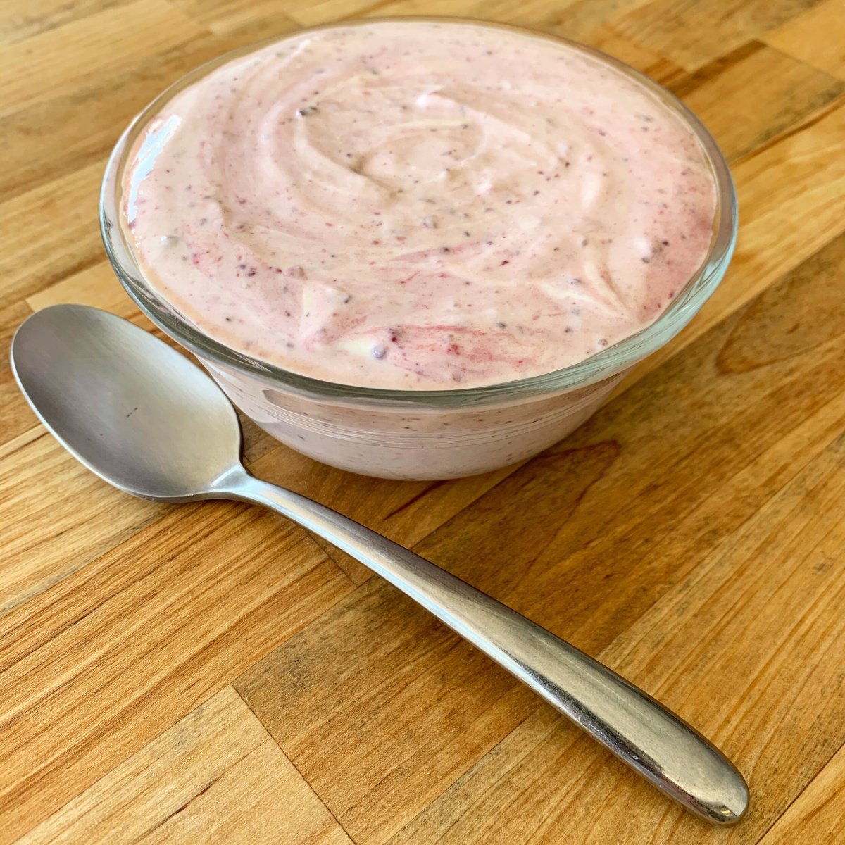 Blended Strawberry Greek Yogurt