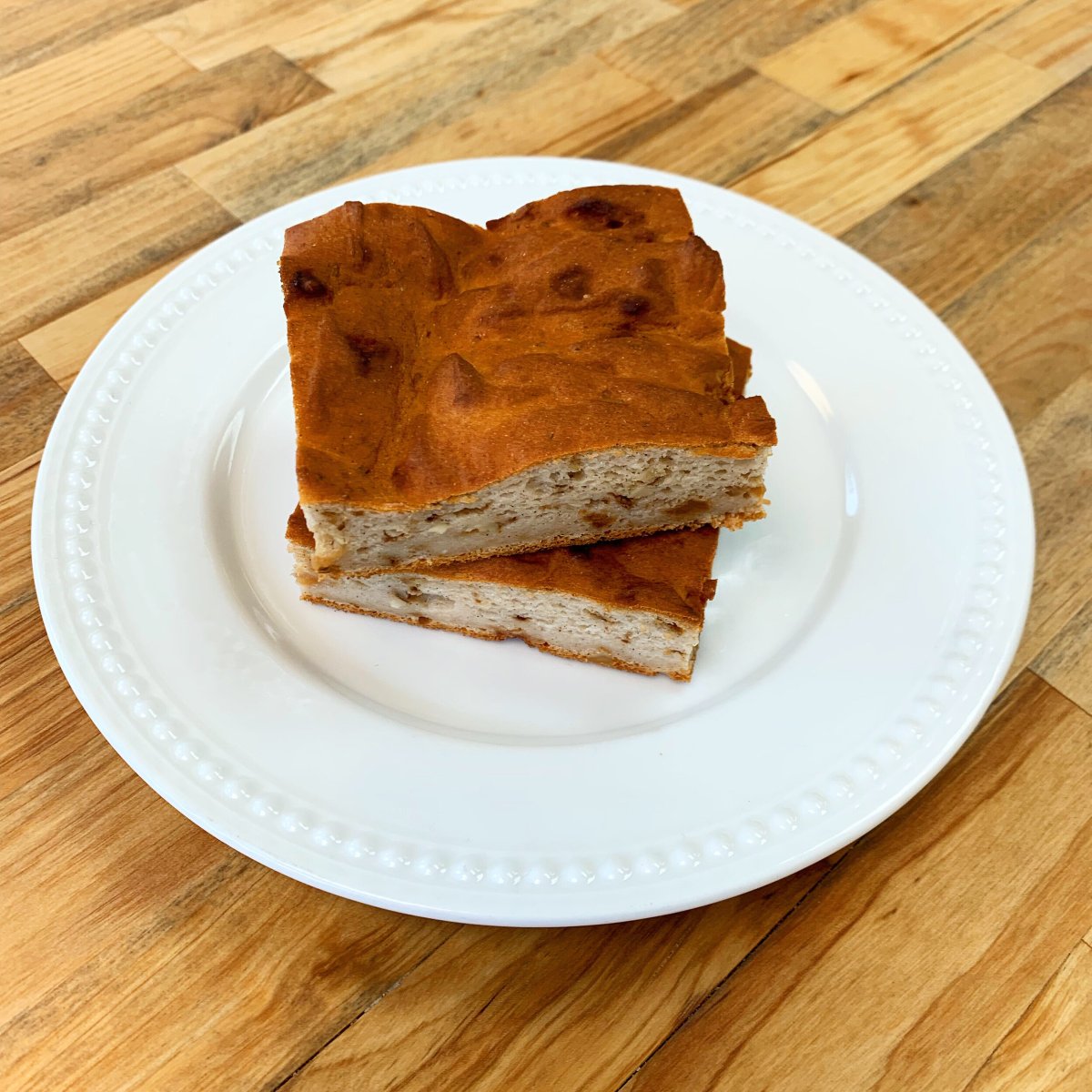 Apple Walnut Pancake Bars