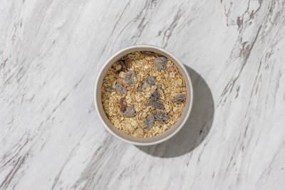 Cranberry Almond Protein Oatmeal