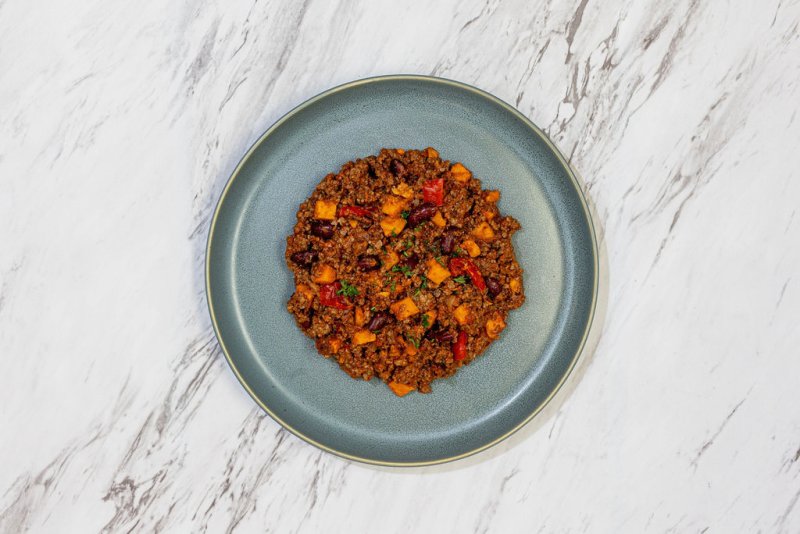 Sweet Potato and Beef Chili