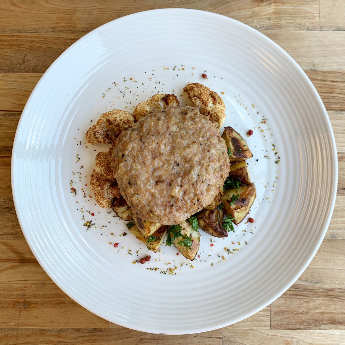 Chicken Sausage Burger