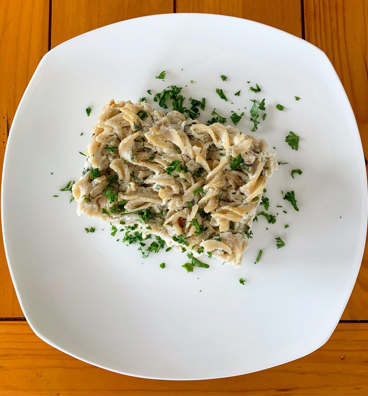 Spinach Pesto Baked Rotini