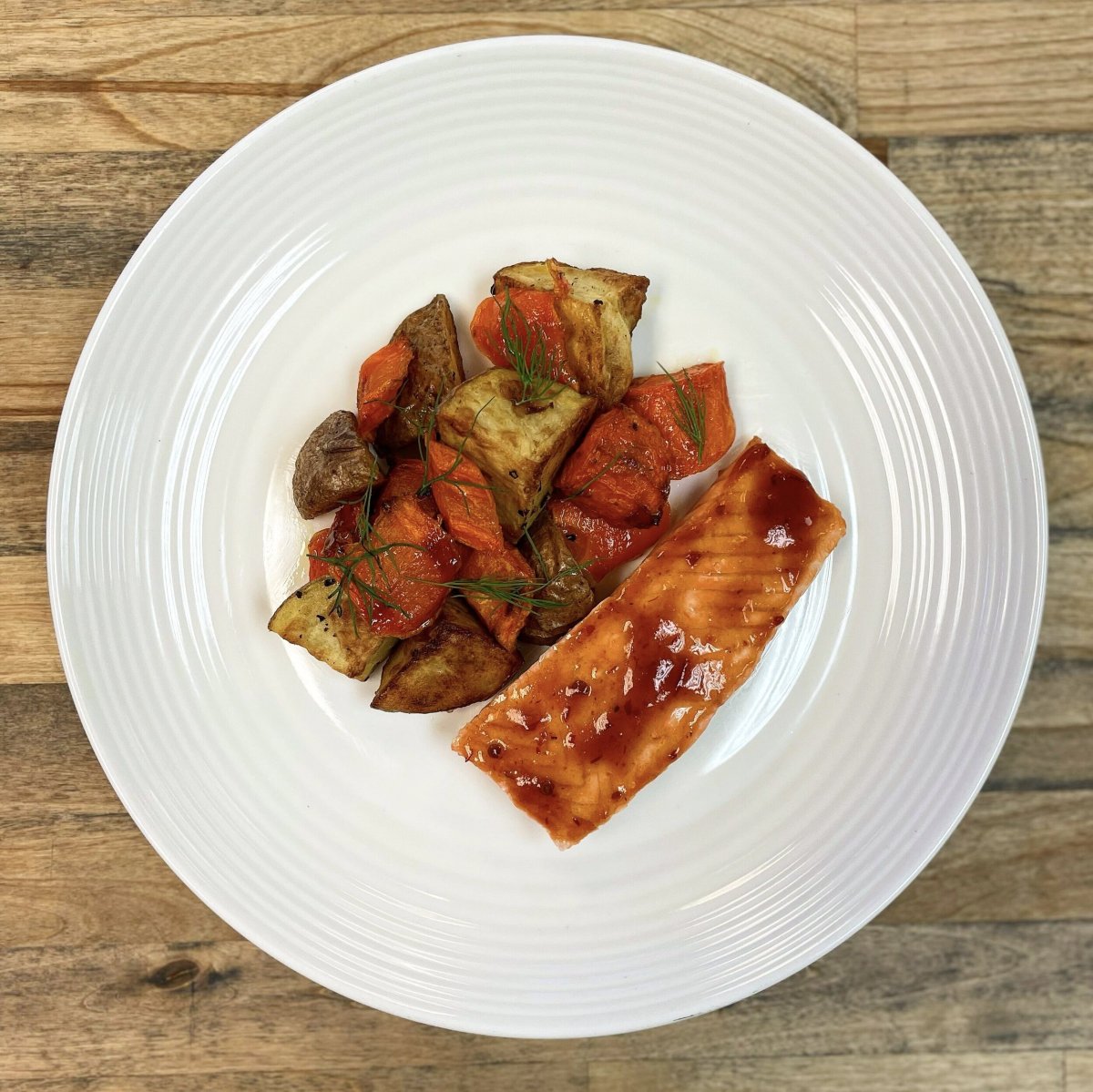 Sticky Glazed Salmon