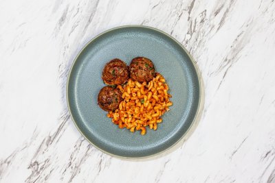 Romesco Meatballs