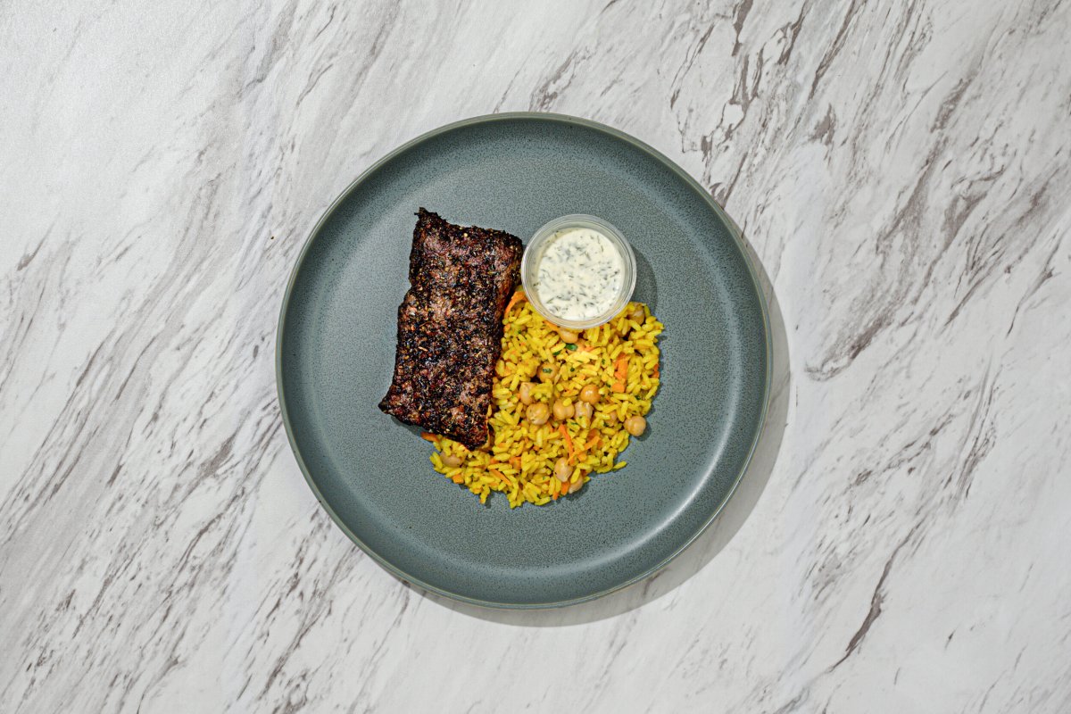Greek Flat Iron Steak