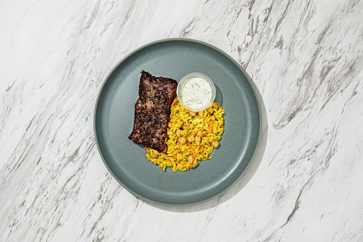 Greek Flat Iron Steak