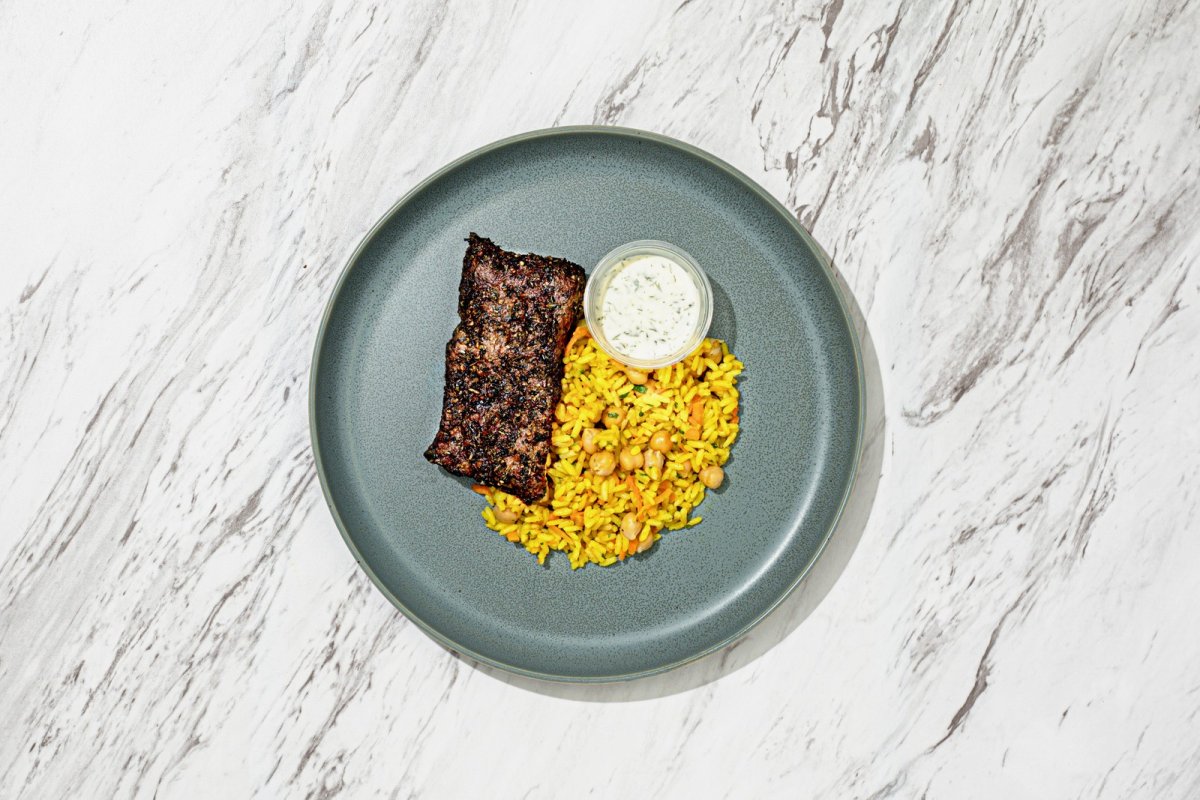 Greek Flat Iron Steak
