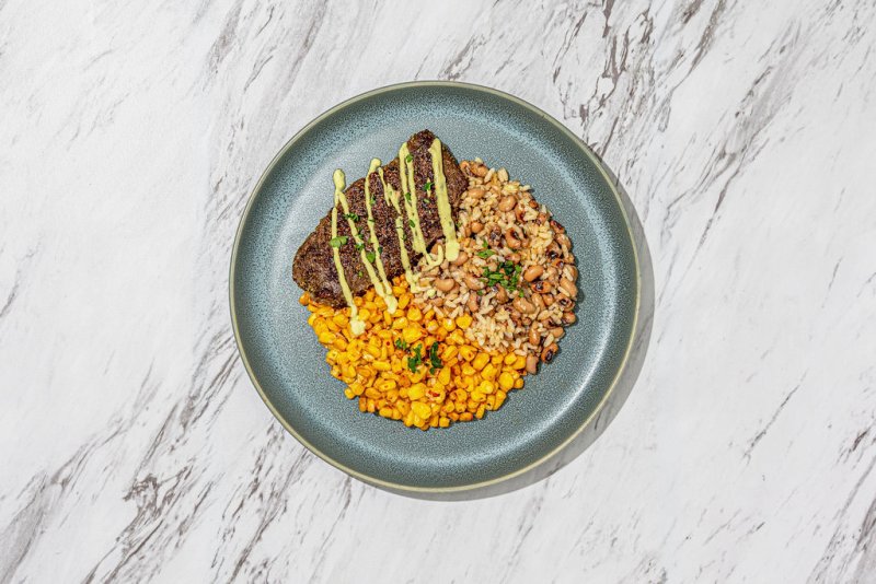 Lime and Garlic Flat Iron Steak