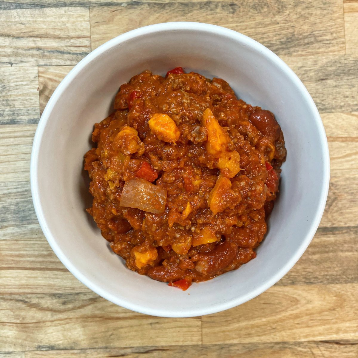Sweet Potato and Beef Chili