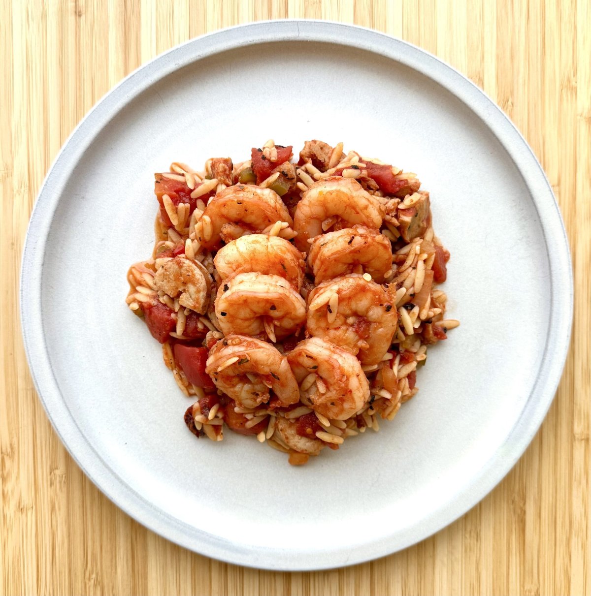 Shrimp & Orzo Pastalaya