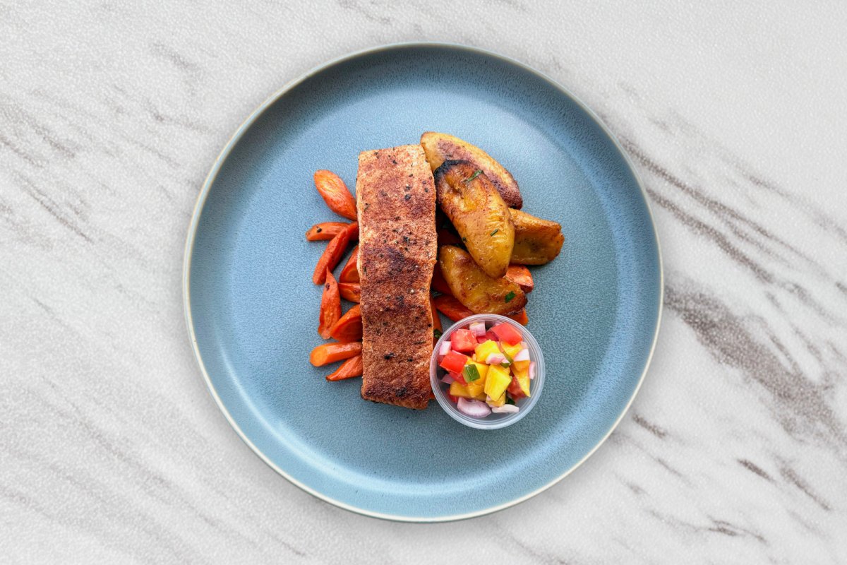 Caribbean Jerk Salmon