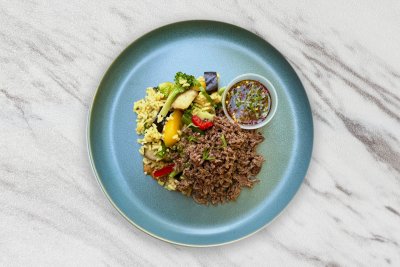 Thai Basil Beef Bowl